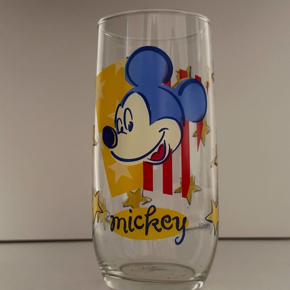 DISNEY/Anchor Hocking "MICKEY MOUSE" Glass-Excellent Condition-6 inches. - Picture 5 of 7